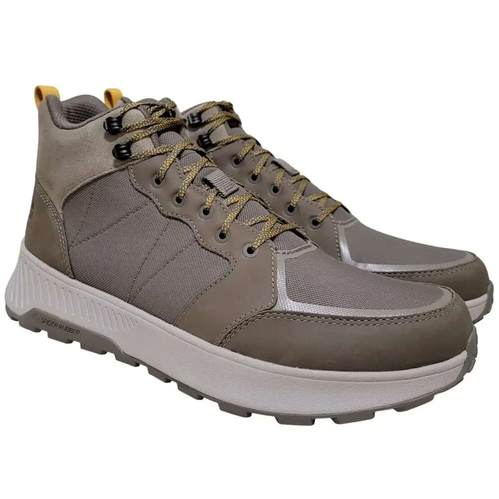 Teva Men Ellwood Mid Waterproof Hiking Sneaker Boots Size US 11 Taupe Grey